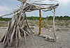 Strandkunst, Beachart, Beach Art, Treibholz, Workshop, Mittelmeer, Toskana