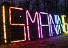 Lichtinstallation Schloßpark, lichtaktion, risinger, ismaning, obermayr, edeltraud, beleuchtung, lichtkunst, kunstlicht, kunst,verein,