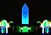 Kirche im Licht, Ismaning, lichtkunst, kirchenbeleuchtung,ecclesia,, münchen, munich, germany, light,art,licht, lichtkation, ilumination, illumination